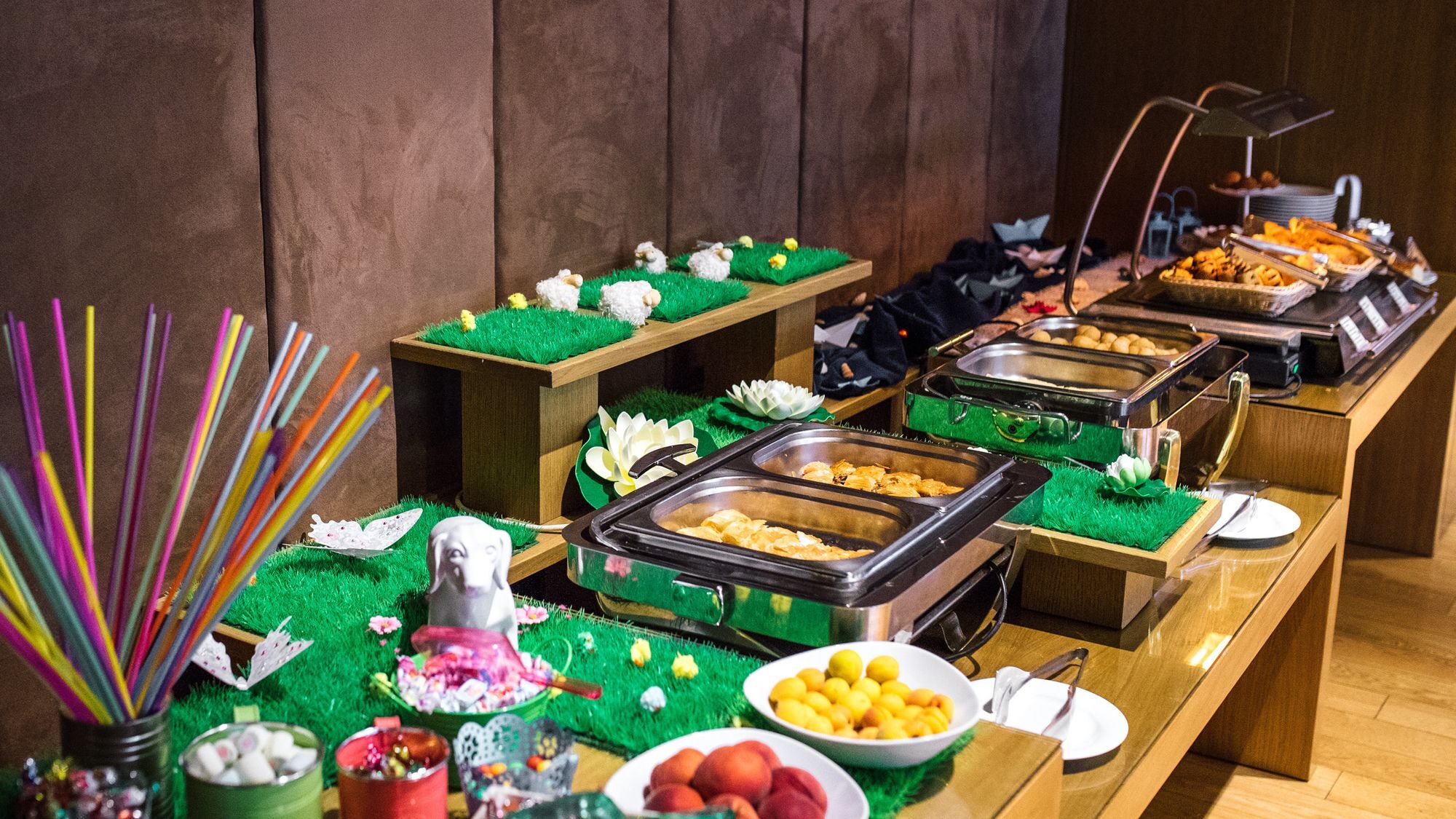 Alexander Beach Hotel & Spa Alexandroúpolis Ngoại thất bức ảnh A buffet at a hotel